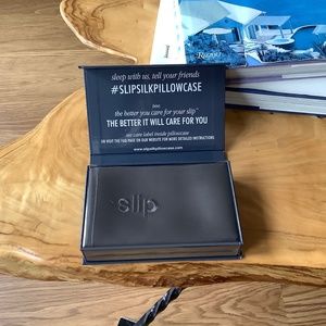 Slipsilk charcoal queen pillowcase new in box